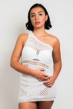 Cargar imagen en el visor de la galería, Vestido de baño tejido - Salida de baño color blanco
