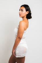 Cargar imagen en el visor de la galería, Vestido de baño tejido - Salida de baño color blanco