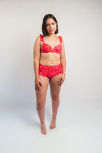 Cargar imagen en el visor de la galería, High Waisted - Bikini Pink and Orange set